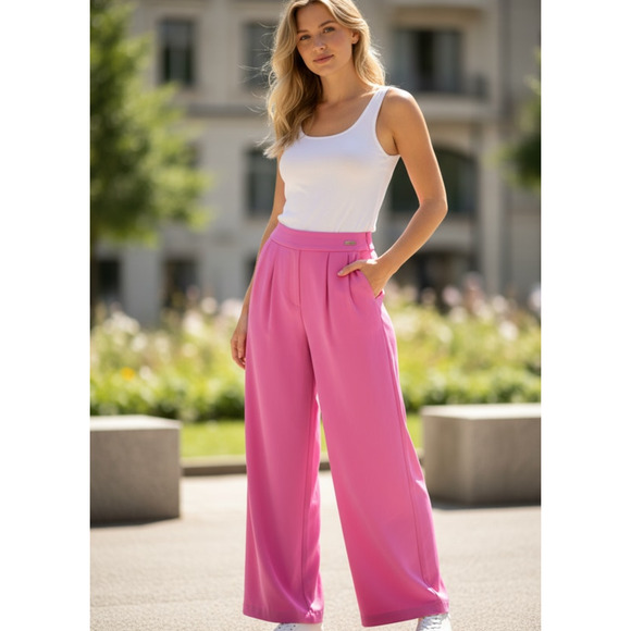RAMY BROOK Pants NEW Size 2 Cropped Joss Pant Pink $385 Lavender Pink - Picture 6 of 6